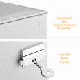 thumbnail image 4 of XIBUFE 2026 New Lockable Jewelry Boxes Mirror for Women, 9.06 X 6.69 X 3.54 Inches, White for Jewelry Storage, Home Organization, Vanity, Gift Giving, Elegant Decor., 4 of 8