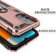 thumbnail image 3 of Xhy Samsung Galaxy A23 5G Case with Screen Protector and Magnetic Ring Mount Kickstand Military Grade Full Body Double Layer Drop Protection Rugged Durable for Galaxy A23 5G Phone - Rose Gold, 3 of 10