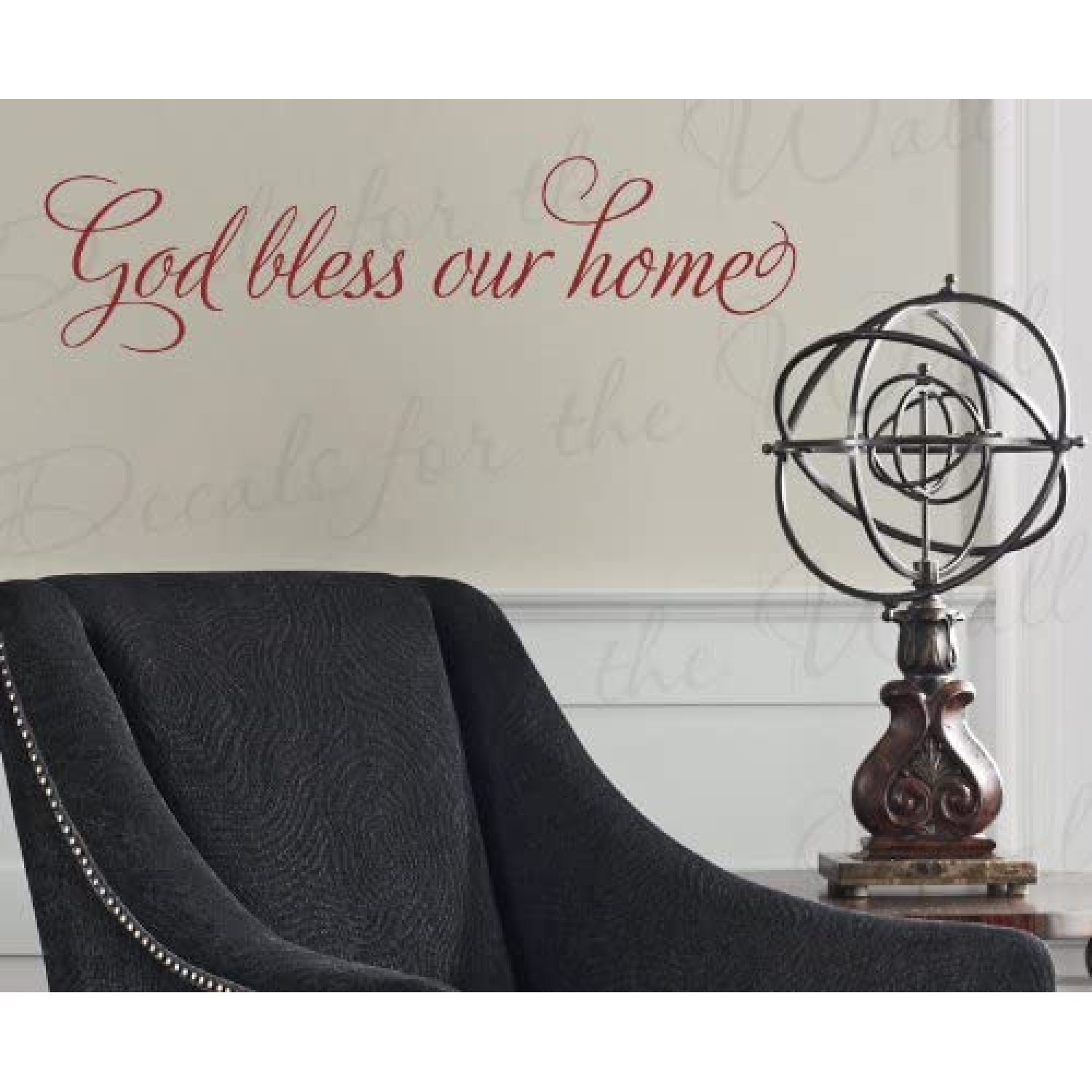 God Bless Our Home House Family Religious God Christian Entry