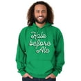 thumbnail image 5 of Kale Before Ale Beer Drinking Healthy Hoodie Sweatshirt Women Men Brisco Brands S, 5 of 5
