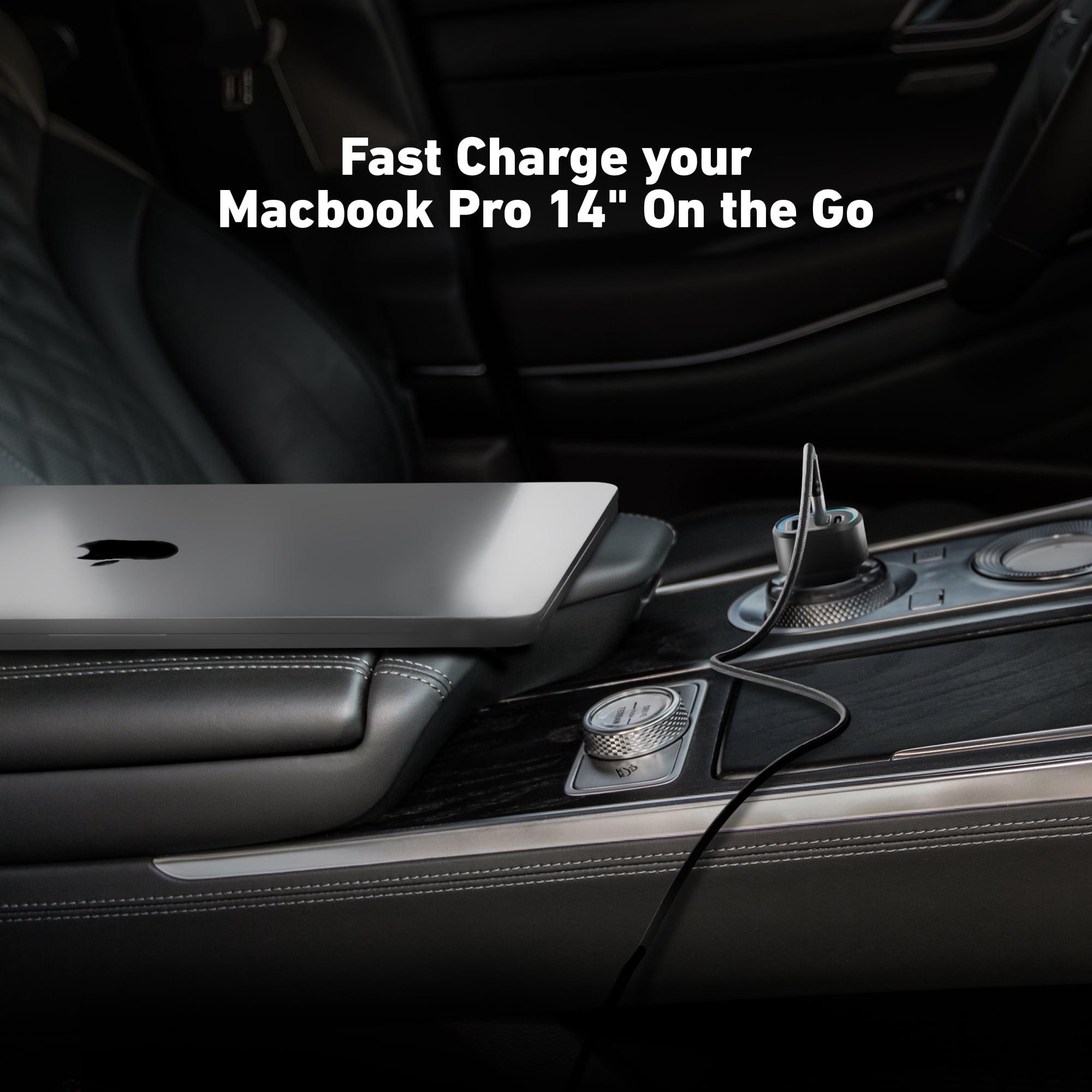 CODi 65W Triple Port USB-C Car Charger – Fast Charging Adapter for Laptops, Tablets & Phones – 2 USB-C + 1 USB-A