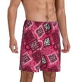 thumbnail image 5 of KLL Geometry for Men's 1-Pack Shorts,Sleep Pajama Shorts for Men Soft Pj Shorts Men's Pajama Bottoms Sleepwear -Large, 5 of 7