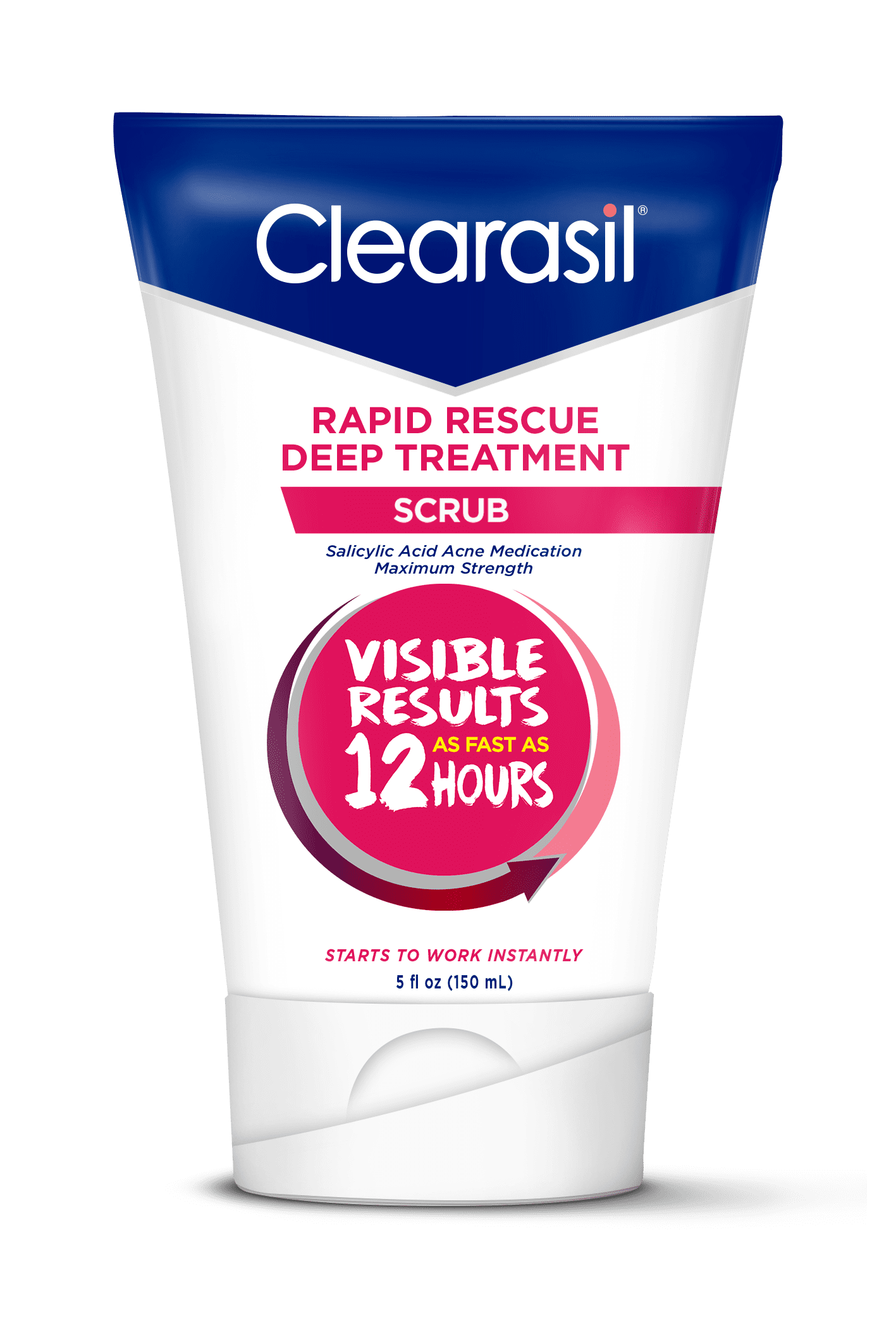 Acne Treatment Scrub Clearasil Rapid Rescue Deep Treatment Scrub with