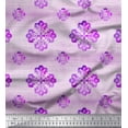 thumbnail image 2 of Soimoi Georgette Viscose Fabric Texture & Damask Ethnic Decor Fabric Printed Yard 42 Inch Wide, 2 of 3