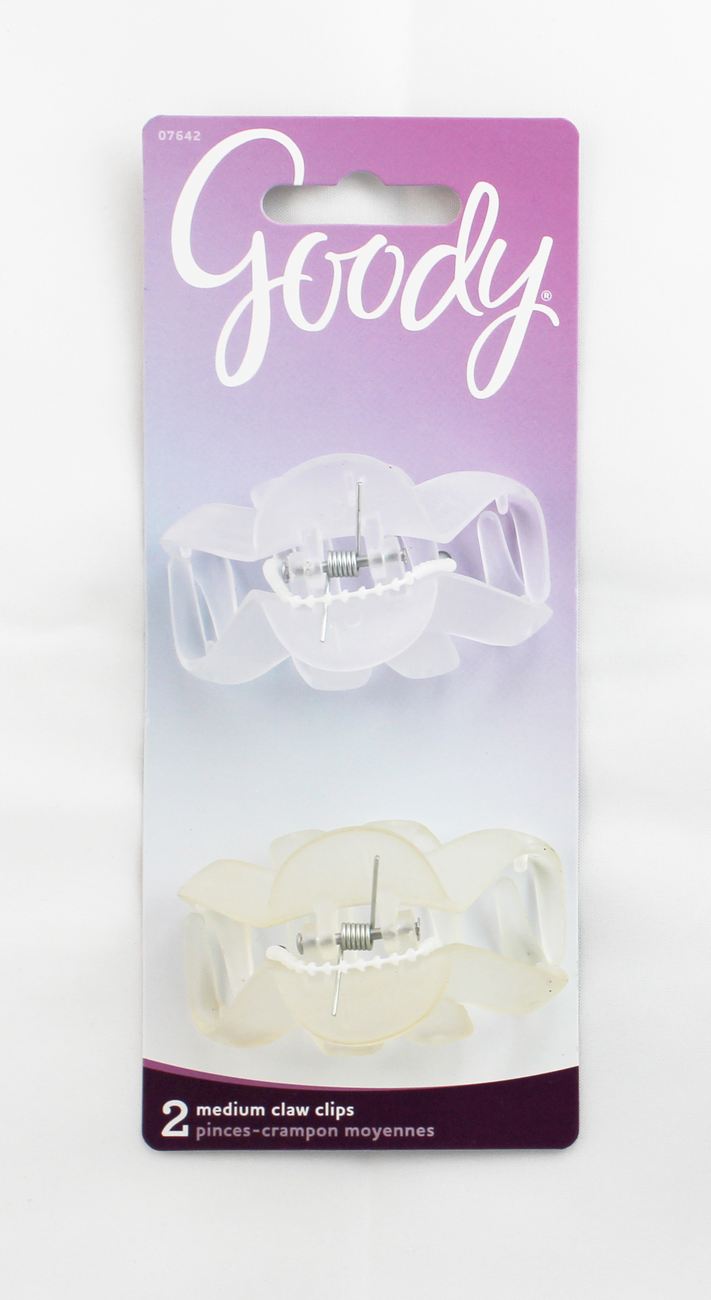 Goody Classics Claw Hair Clip, Medium Spider, 2 Count (Pack of 1