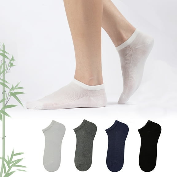Holzlrgus Ultra-Thin Sock , Athletic Unisex Socks With Mesh,4 Color , Breathable Sock , Anti-Odor Sock , Size One Size , 4 Pairs
