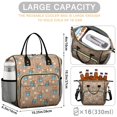 thumbnail image 5 of Highland Cow and Daisy Print Insulated Leakproof Lunch Box for Women, Large Lunch Bag for Tween Teen Adult, Loncheras Para Mujer for Work Beach Travel Picnic Camping, 5 of 6