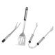 thumbnail image 4 of Kit de parrilla de acero inoxidable, 3 unids/set Juego de herramientas para parrilla de barbacoa de acero inoxidable Juego de herramientas para barbacoa de acero inoxidable construido para durar Jadeshay A, 4 of 8
