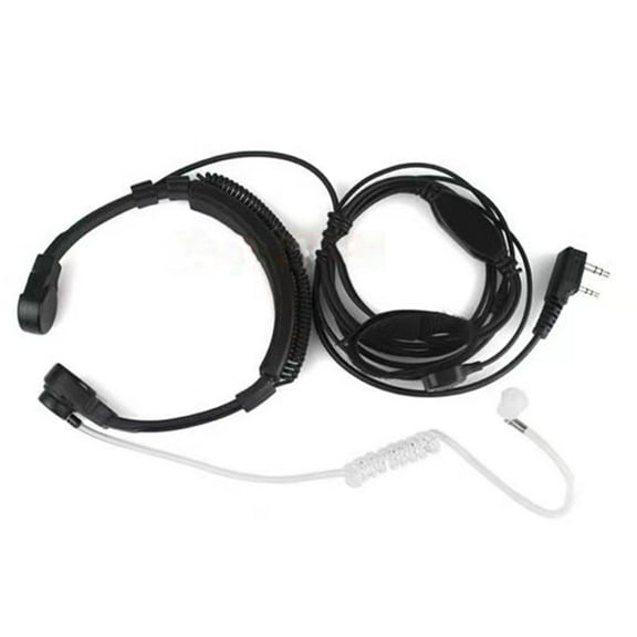 JIAHAOO High-Sensitivity Throat Mic for Public Safety Communicators Clear Audio, Durable Design