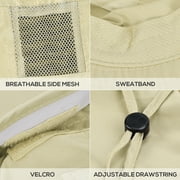 Men's Sun Protection Hat with Neck Flap Cover,Wide Brim Outdoor Fishing Hiking Camping Hunting Boating Safari Gardening