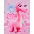 thumbnail image 2 of ATAIKU 3-8Y Toddler and Little Girls Dinosaur Pajamas 2-Piece Shirt & Shorts PJ Set Jammies, 2 of 10