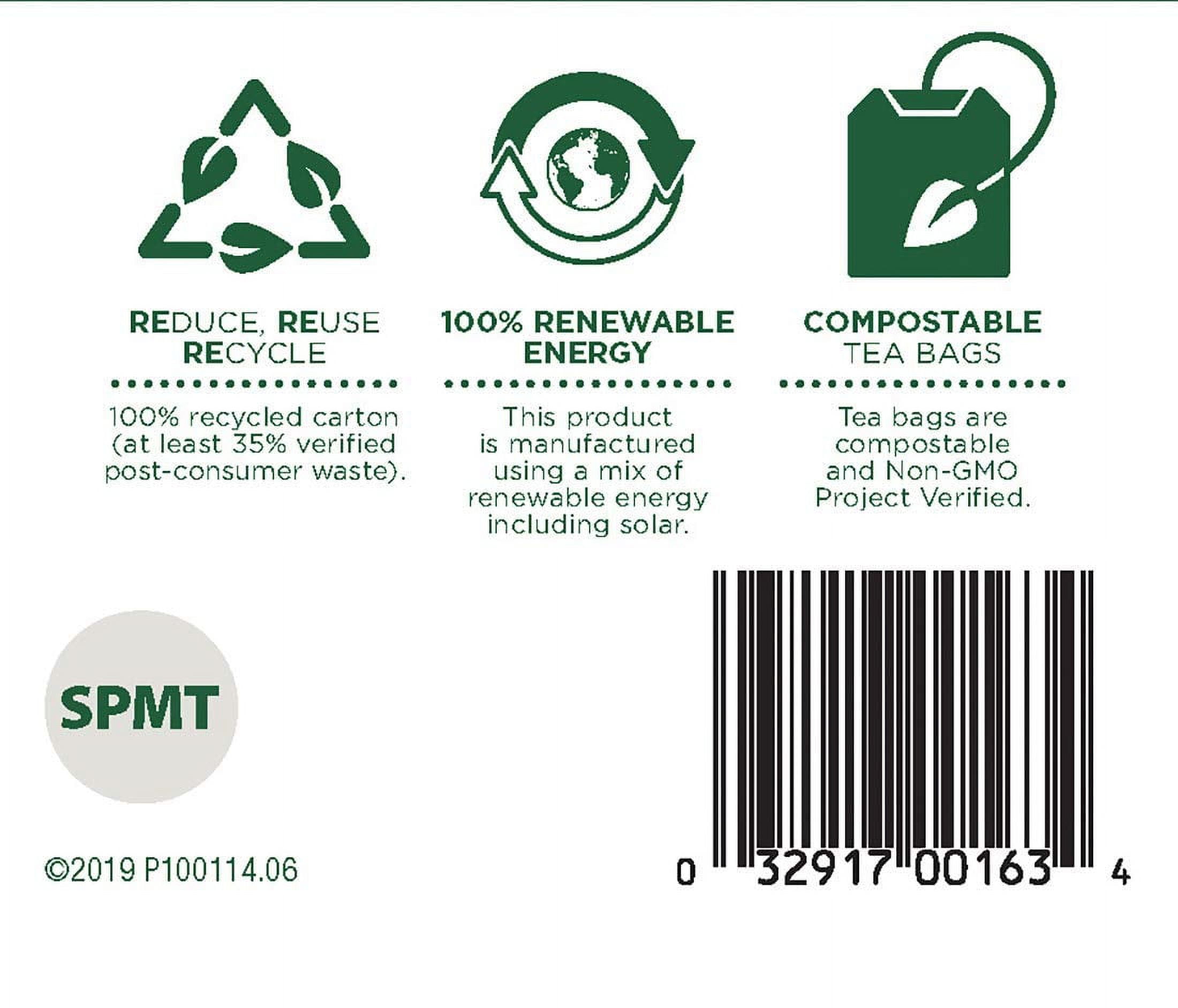 Traditional Medicinals Organic Spearmint, Herbal Tea Bags, 16 Ct, 3 Pk