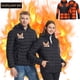thumbnail image 1 of Chaquetas y abrigos casuales de manga larga con capucha, con USB, temperatura constante, calefactables, resistentes al viento, talla grande, para hombre y mujer, invierno, 4 unidades, 1 of 8