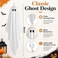 thumbnail image 7 of HBICUIHHalloween Large Hanging Ghost 5 FT, Glowing Battery Operated Decor for Outdoor Yard, Tree Hanging & Spooky Scene Arrangement, 7 of 7