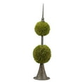 thumbnail image 2 of A&B Home Boxwood Ball Topiary with Metal Finial Stand Double Sphere 26 Inch Tall Indoor Outdoor House Decoration, 2 of 6