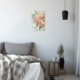 thumbnail image 3 of ZHONGYUTONG Peony Wall Art Pink Flower Canvas Vintage Blossom Floral Pictures Elegant Peony Painting for Living Room Decor Framed (24.00" x 36.00"), 3 of 5
