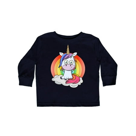 

Inktastic Unicorn Rainbow Gift Toddler Boy or Toddler Girl Long Sleeve T-Shirt