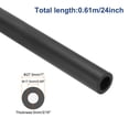 thumbnail image 2 of Uxcell Insulation Foam Tube Lagging Insulation 0.69" x 1.08" Heat Preservation for Antifreeze Insulation Handle Grip Black, 2 of 7