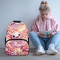 thumbnail image 2 of Aplkyhs Rainbow Axolotl Large Capacity School Backpack for Students Ages 6-18 Ergonomic Padded Adjustable Straps Water Resistant Bookbag for Elementary Middle High School Use, 2 of 7