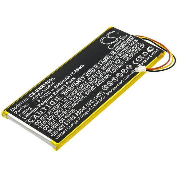 BPS454094P Battery for Geneva WorldRadio, 2400mAh - sold by smavco