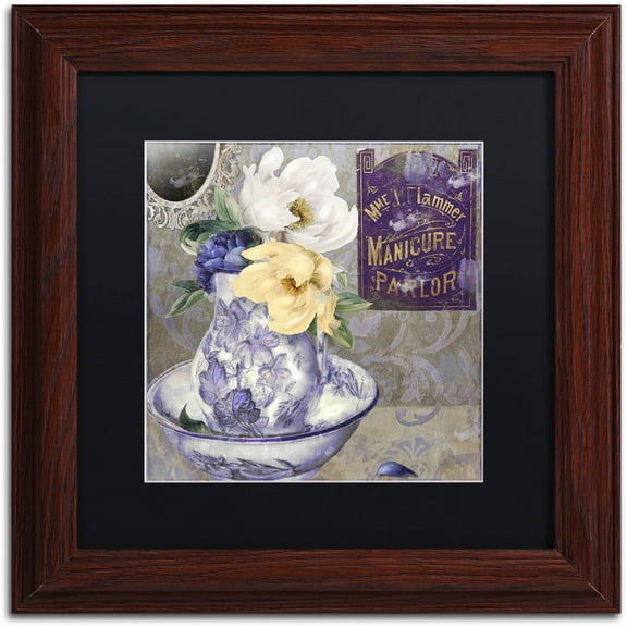 Trademark Fine Art "Tableaux II" Canvas Art by Color Bakery Black Matte, Wood Frame