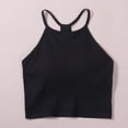 thumbnail image 6 of sunsanly Sleeveless Beauty Back Pads Wire Free Cropped Vest Women Solid Color Seamless Vest Top, 6 of 8