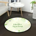 thumbnail image 5 of Dreamtimes Shopping Banner Illustration Design Round Area Rug 3Ft Small Round Area Rug Soft Bedroom Entryway Foyer Throw Mat Washable Non-Shedding Non-Slip Sofa Nursery Carpet, 5 of 5