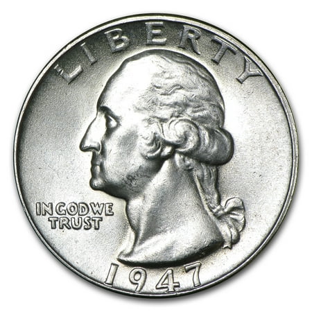 Silver Washington Quarters - 1947 Washington Quarter BU