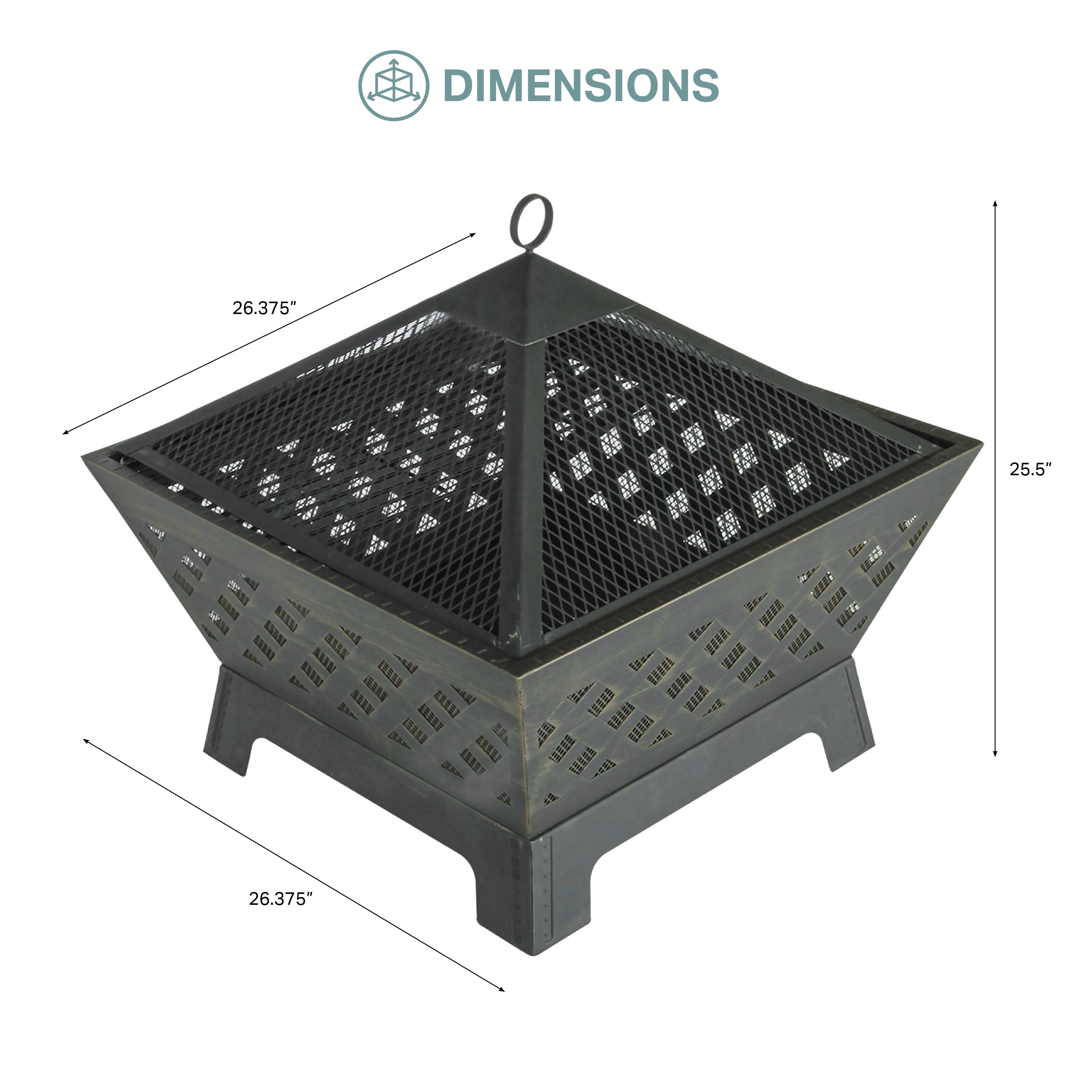 Outdoor Leisure Products Model 5515 Providence Fire Pit and Grill