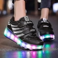 thumbnail image 3 of 2022 nuevos zapatos de rodillo con luz Led, zapatos de patinaje recargables por Usb de doble rueda, 3 of 3