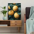 thumbnail image 5 of Qisvanset 12x16 Inch Framed Canvas Wall Art Lemon Style Fruit Of The Spirit Kitchen Nursery Faith Verse Wall Art, 5 of 8