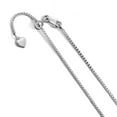 thumbnail image 1 of White Sterling Silver chain 22 in 1.4 mm 1.4mm Adjustable Popcorn, 1 of 2