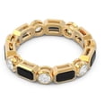 thumbnail image 3 of Diamond-Capitals 5.00 Carat Elegant Natural Diamond Black Onyx Gemstone Wedding Eternity Bands for Women Solid 14K Yellow Gold Size 7, 3 of 8