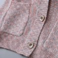 thumbnail image 4 of Mikilon Winter Sweaters for Girls Size 5-11 Years Solid Color Graphic Long Sleeve Button-Up Cardigan Sweaters Fall and Winter Thermal Knitted Sweaters, 4 of 7