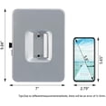 thumbnail image 2 of Large Cash Box with Combination Lock,Safe Metal Box for Money, Storage Lock Box with Money Tray,9.84"x 7"x 3.54" Lightgrey Large, 2 of 7
