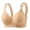 Beige, variant on Loopsun Womens Bras Plus Size, Bras for Women, Women's Solid Color Push Up U-Shaped Underwear Everyday Bras Gray XL