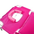thumbnail image 3 of Ostrich The Deluxe 3N1 Lightweight Outdoor Beach Lounge Chair with Footrest, Pink, 3 of 12