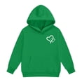 thumbnail image 5 of GiLiling Cute Hoodies for Teen Girls and Boys Trendy Preppy Hooded Sweatshirts Oversized Long Sleeve Shirts Clothes ﻿ (Green, 5-6 Years), 5 of 8