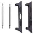 thumbnail image 4 of 2 Pares De Adaptadores De Correa De Reloj Para Apple Watch 4 Conector De Correa 44mm Negro, 4 of 7