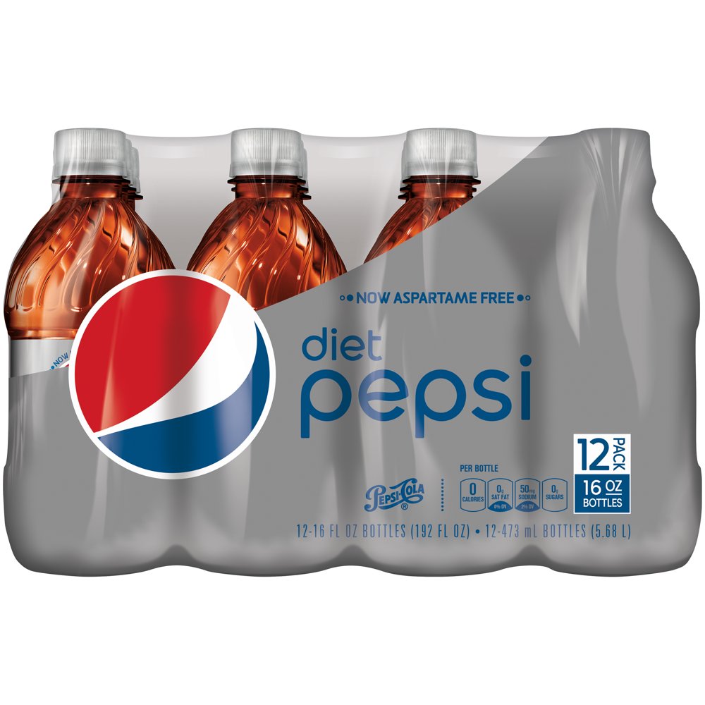 Diet Pepsi Soda, 16 Fl. Oz., 12 Count
