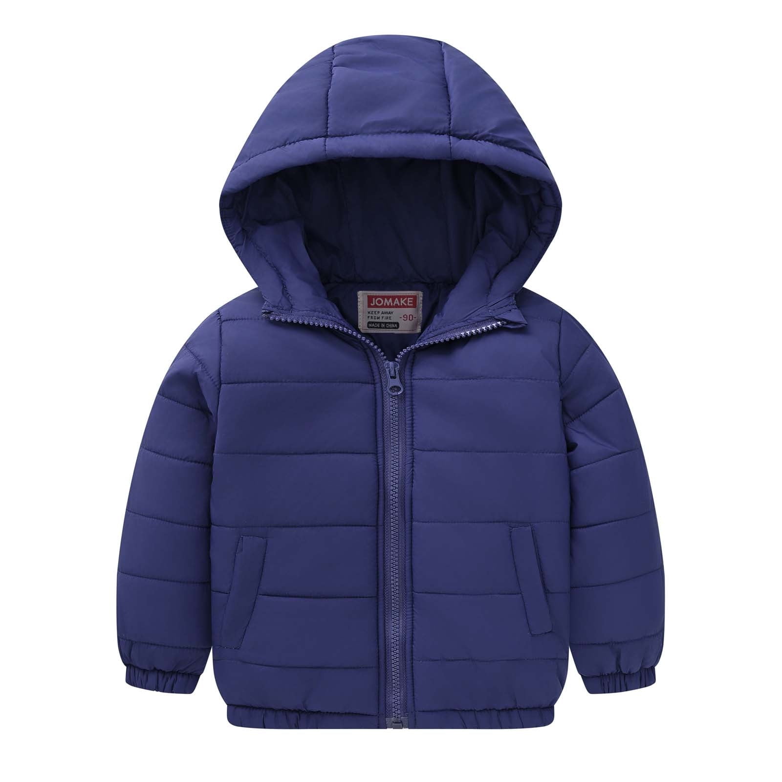 Jsaierl Toddler Baby Boys Girls Winter Hooded Puffer Jacket