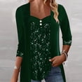 thumbnail image 5 of Women's sequined long-sleeved top with, 5 of 8