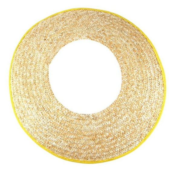 Aellinatey Wide Brimmed Sun Shade for On Site Workers Straw Construction Helmets Sun Brims