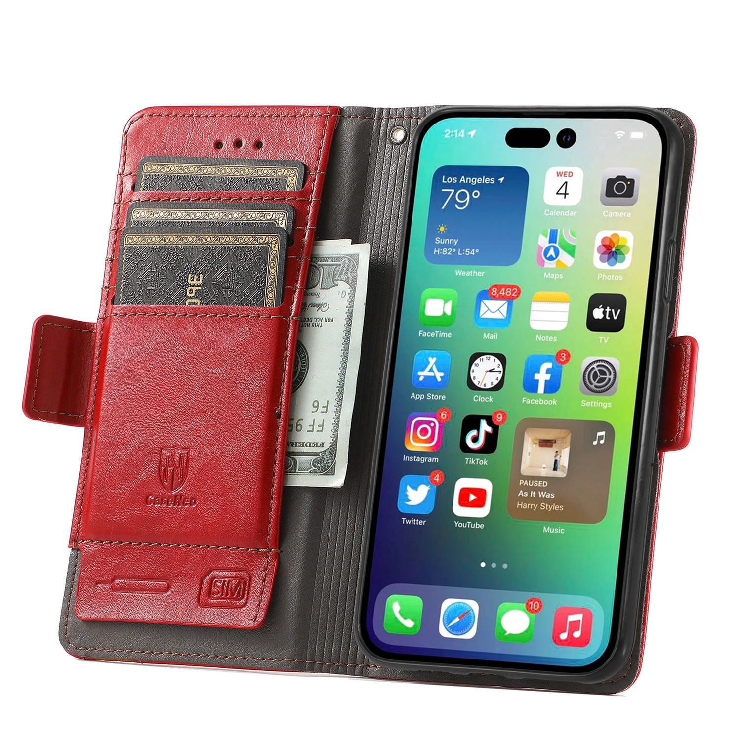 Leather Wallet Phone Case For Xiaomi Poco F6 Pro C55 C65 C50 F5 Pro M6 Pro Poco X5 Pro X4 M5 F4 F3 Quality Leather Phone Case With Card Holder Zipper