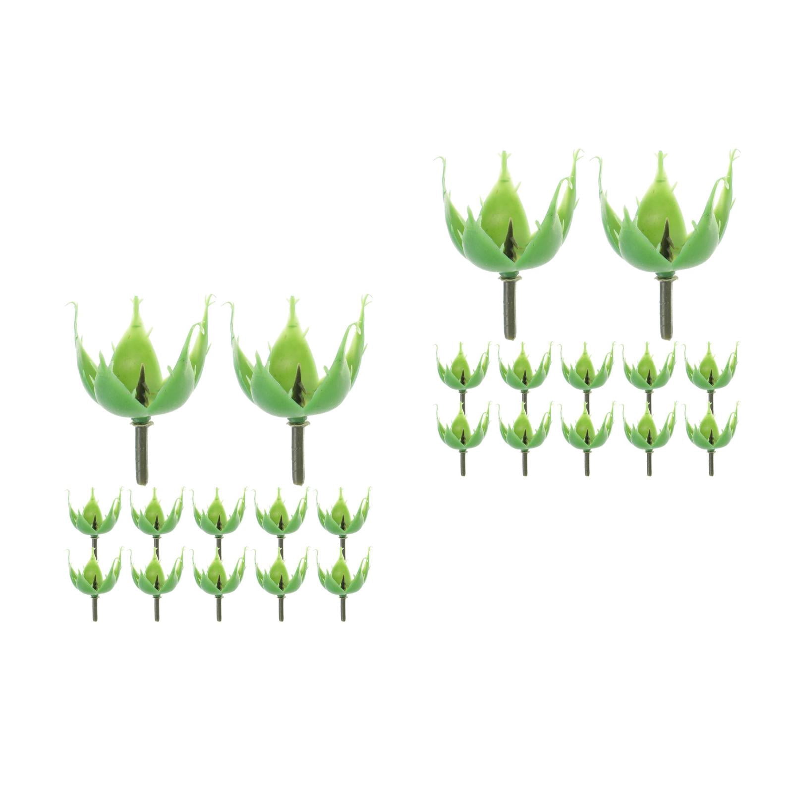 Hemoton 400 pcs Plastic Flower Holders for Bouquet Making, Preserved Flowers, Floral Craft Supplies and Accessories