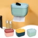thumbnail image 1 of Caja de plástico para toallas de papel - resistente a humedad y duradera para salón, comedor y cocina - rosa, azul o amarillo, 1 of 6