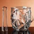 thumbnail image 4 of 1 Pcs Acrylic Crystal Ice Bucket with Handle and Ice Clamp, Clear Diamond Shape Container, Acrylic ice Bucket for Parties Bar Wine Beer Champagne Beverage Bottle Cooler, 4 of 8