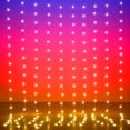 thumbnail image 1 of Luces LED de cortina KepStars 200 RGB que cambian de color, 2 x 2 m, 1 of 6