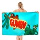 thumbnail image 1 of El Show de Gumby Toalla de playa de secado rápido con diseño temático, regalo para mujeres y niñas, ideal para cumpleaños, fans, amantes de la música, uso en la playa o al aire libre, 78 × 150 cm, 1 of 6