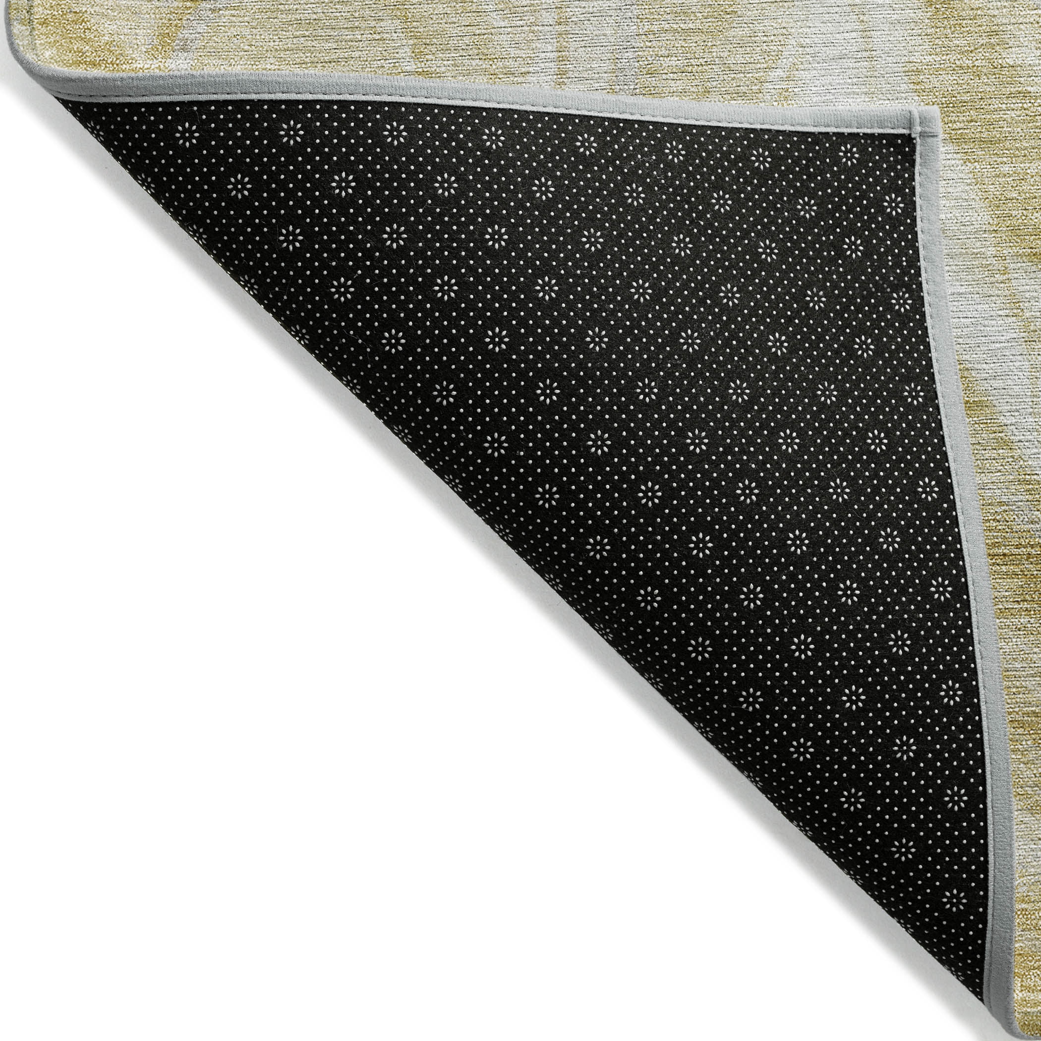 Addison Rugs Chantille Indoor/Outdoor Transitional Waves Gold Washable Rectangle Rug, 8' x 10'